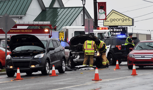 Two-vehicle crash